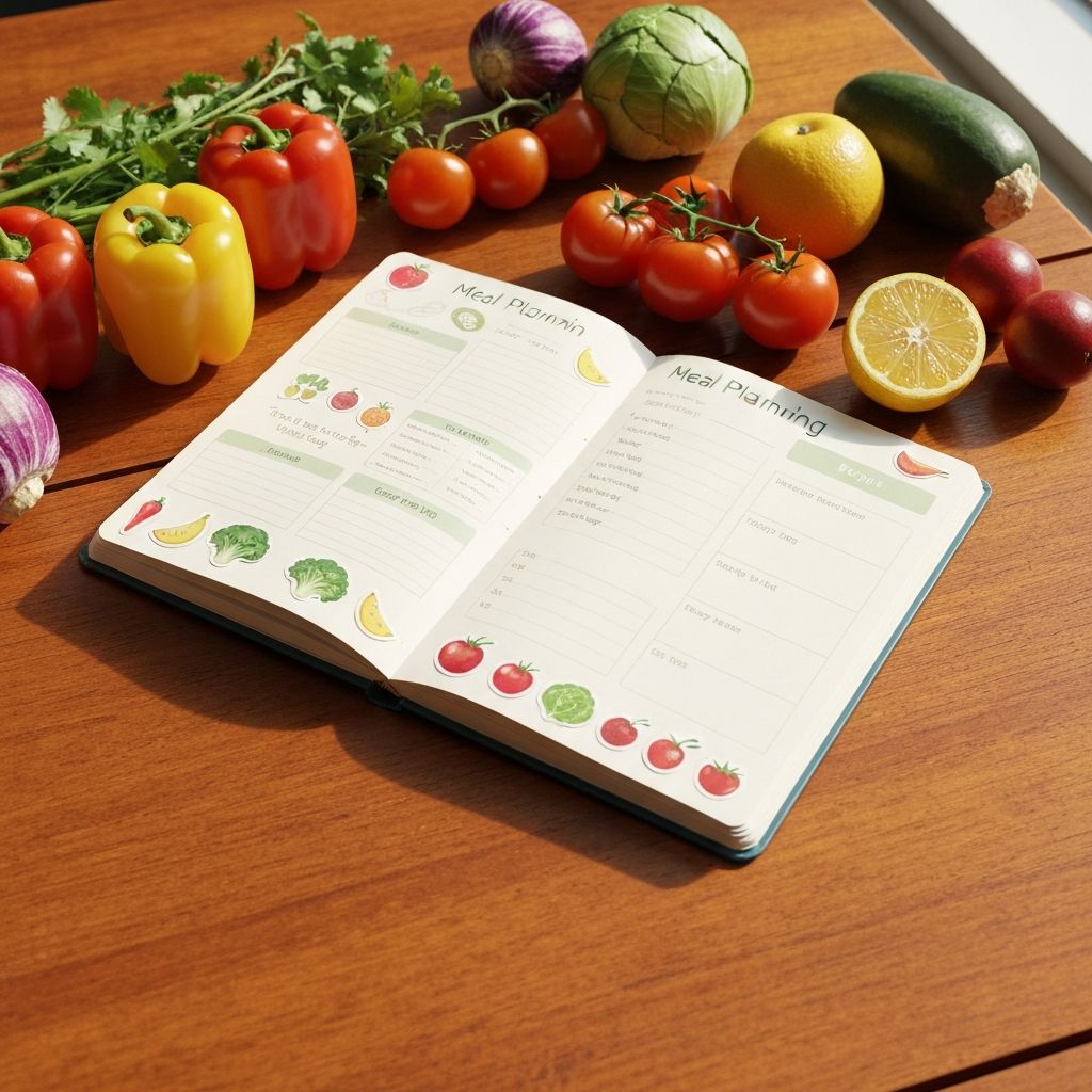 Beslenme planlaması ve öğün düzenleme